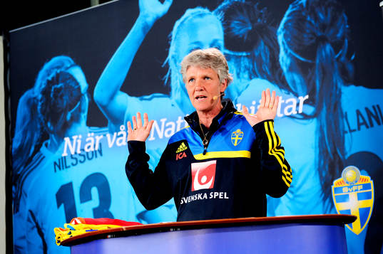 Sveriges förbundskapten Pia Sundhage