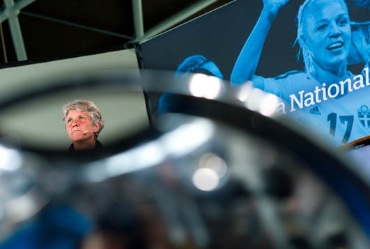 Sveriges förbundskapten Pia Sundhage