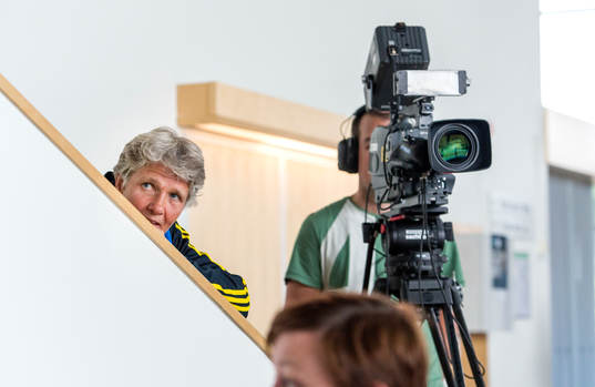 Sveriges förbundskapten Pia Sundhage väntar