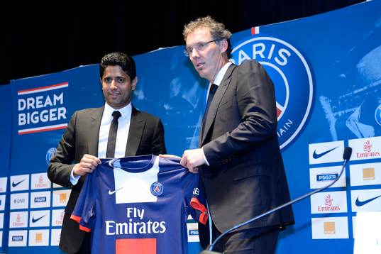 Nasser Al Khelaifi / Laurent BLANC - 27.06.2013 -