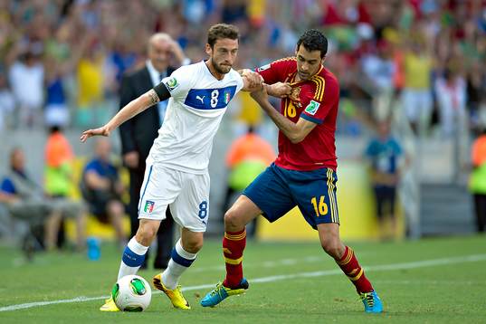 Claudio Marchisio  / Sergio  Busquets - 27.06.2013 -