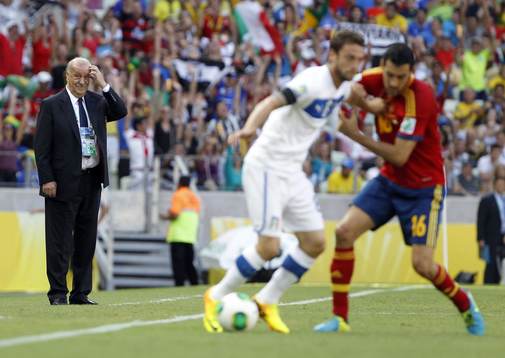 VICENTE DEL BOSQUE - 27.06.2013 - Espagne / Italie -