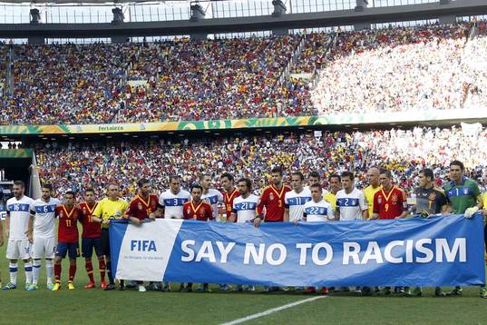 Non au racisme  - 27.06.2013 - Espagne / Italie - 1/2Finale