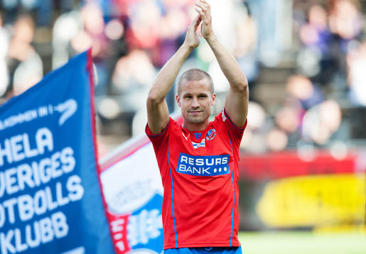 Christoffer Andersson, Helsingborg, hyllad för att han