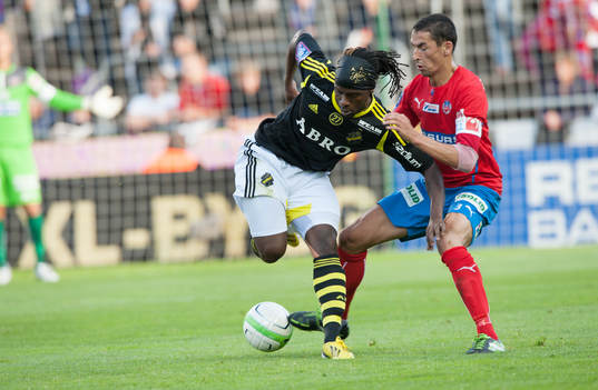 Loret Sadiku, Helsingborg och Martin Mutumba, AIK