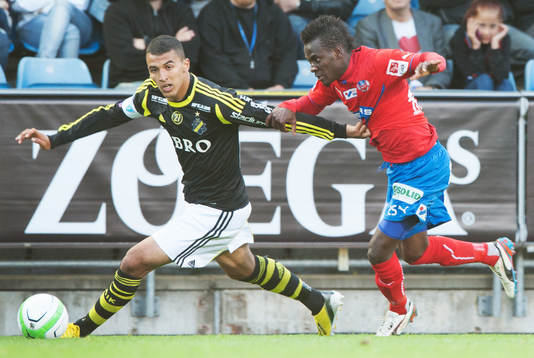 Nabil Bahoui, AIK och Joseph Baffo, Helsingborg