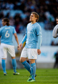 Malmö FFs Emil Forsberg deppar