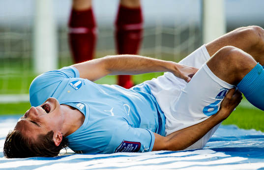 Malmö FFs Dardan Rexhepi skadar sig