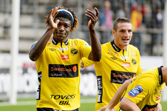 Elfsborgs Mohamed Bangura jubel