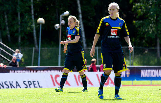 Sveriges Marie Hammarström och Lisa Dahlkvist