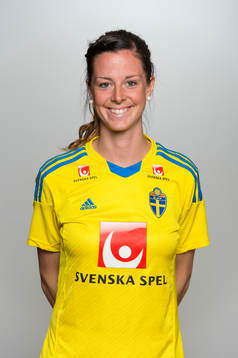 Sveriges Lotta Schelin fotograferas
