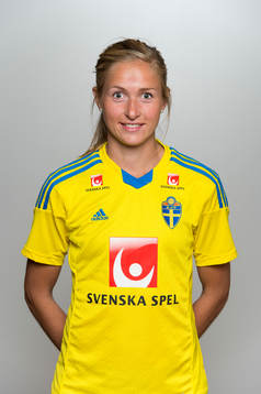 Sveriges Emmelie Konradsson fotograferas