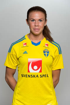 Sveriges Jessica Samuelsson fotograferas
