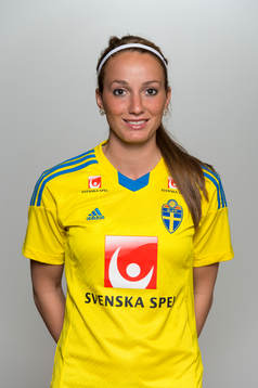 Sveriges Kosovare Asllani fotograferas