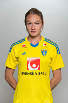 Sveriges Stina Segerström fotograferas