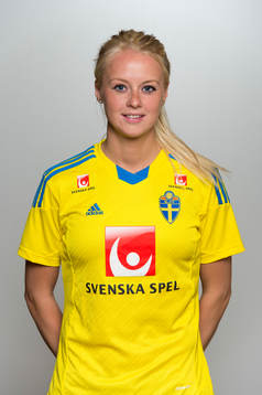 Sveriges Amanda Ilestedt fotograferas