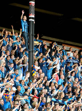Djurgården sjunger farväl till stockholm stadion i