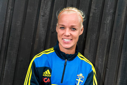 Sveriges Caroline Seger fotograferas i