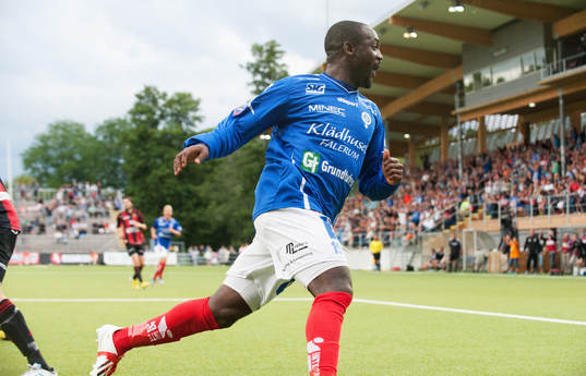 3-0, John Owoeri, Åtvidaberg, gör mål i