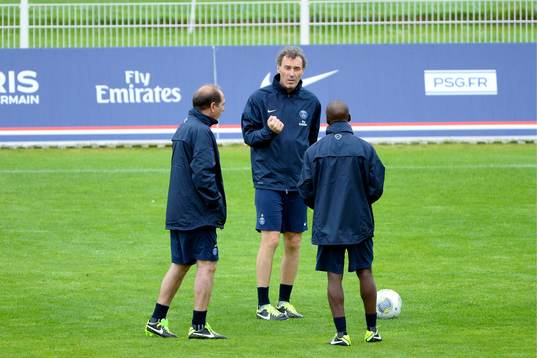Laurent BLANC / Jean Louis GASSET / Claude MAKELELE -