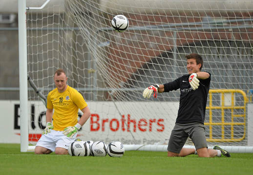 3 July 2013; Drogheda United's Gabriel Sava in action