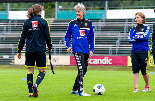 Sveriges förbundskapten Pia Sundhage