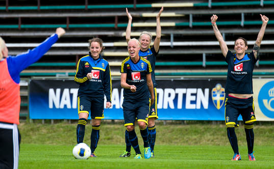 Sveriges Antonia Göransson, Caroline Seger, Amanda