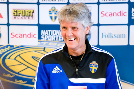 Sveriges förbundskapten Pia Sundhage
