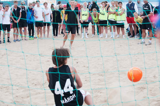Sand, beachsoccerplan, Theo Ekström, avgörande straffmål