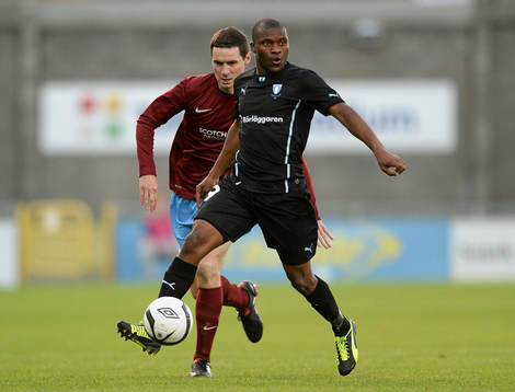4 July 2013; Tokelo Rantie, Malmö FF, in action against