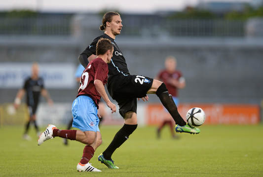 4 July 2013; Erik Johansson, Malmö FF, in action against