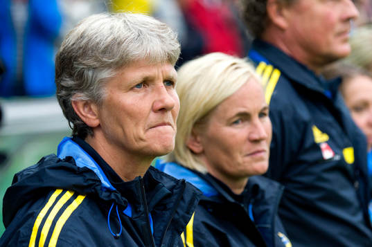 Sveriges förbundskapten Pia Sundhage