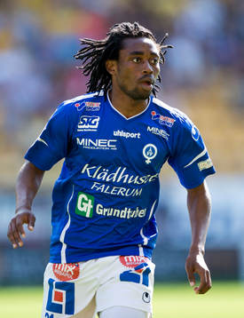 Åtvidabergs Emmanuel Dogbe i matchen mellan Elfsborg och