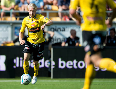 Elfsborgs Johan Larsson i matchen mellan Elfsborg och