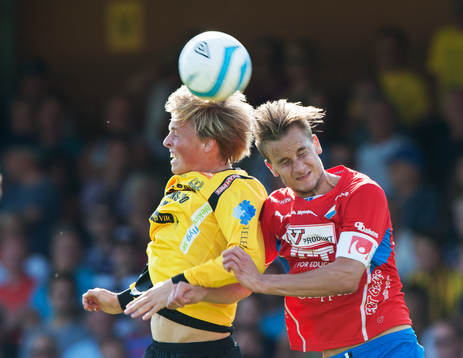 Robin Strömberg, Mjällby och Månz Karlsson, Öster,  i