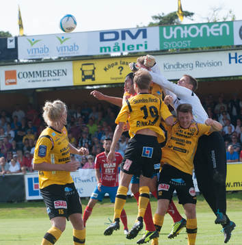 Utboxning, Mattias Asper, målvakt, Mjällby, klungspel