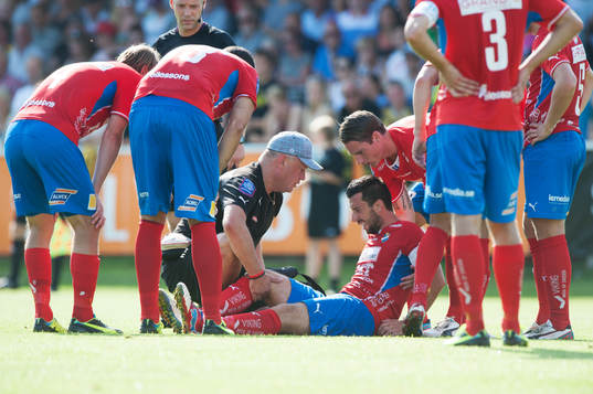 Denis Velic, Öster, skadad i