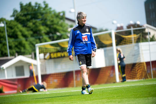 Förbundskapten Pia Sundhage
