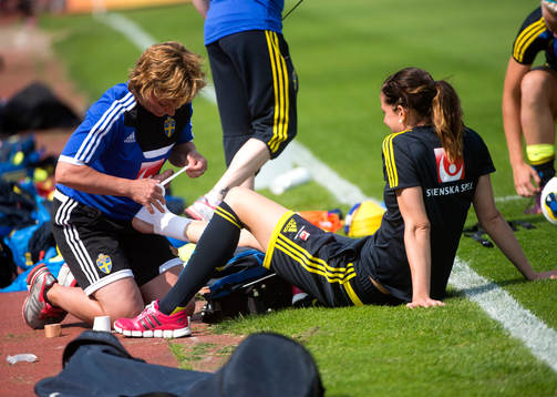 Lotta Schelin tejpas