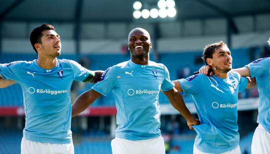 Malmö FFs Jiloan Hamad Tokelo Rantie Ricardo Ferreira Da