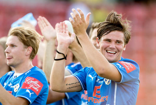 Halmstads Marcus Antonsson jublar