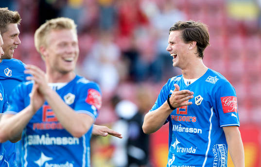 Halmstads Marcus Antonsson jublar