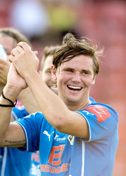 Halmstads Marcus Antonsson jublar