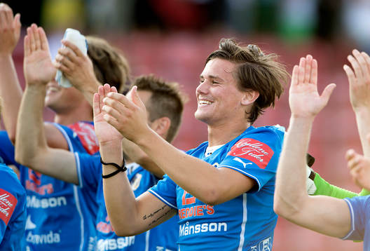 Halmstads Marcus Antonsson jublar
