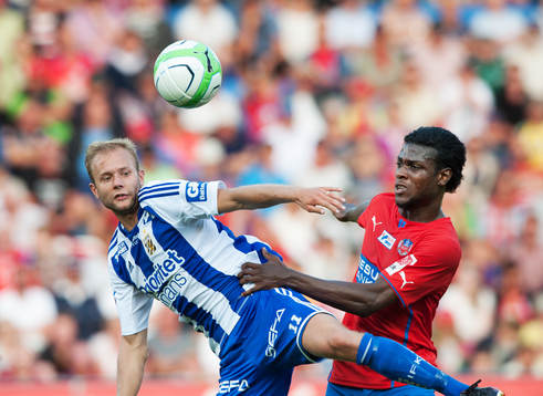 Joseph Baffo, Helsingborg och målskytten Robin Söder, IFK