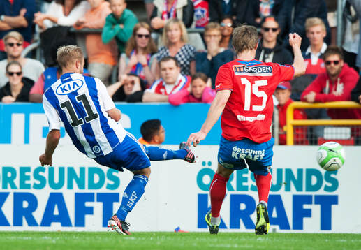 1-0, Robin Söder, IFK Göteborg,  skjuter och Emil Krafth,
