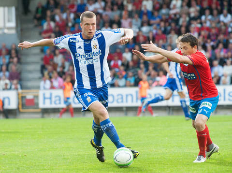 Ardian Gashi, helsingborg och Jakob Johansson, IFK
