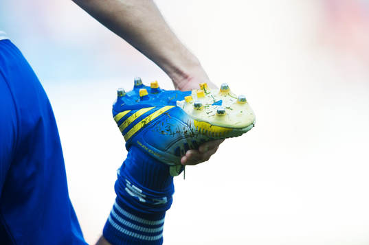 Streching, fotbollssko Adidas, dubbar, i