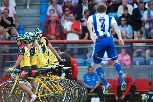 Uppvärmning Tobias Hysén, IFK Göteborg,i