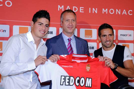 James Rodriguez / Joao Moutinho - 09.07.2013 - Presentation